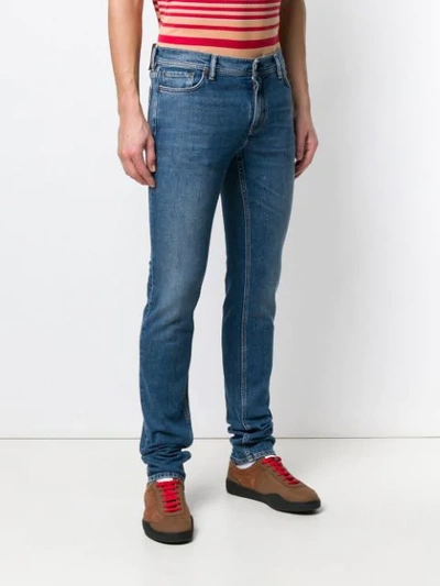 Shop Acne Studios North Slim Fit Jeans In Blue