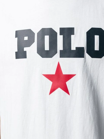 Shop Polo Ralph Lauren Printed Logo T In White