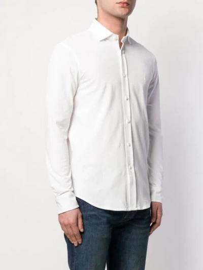 Shop Polo Ralph Lauren Classic Button Up Shirt In White