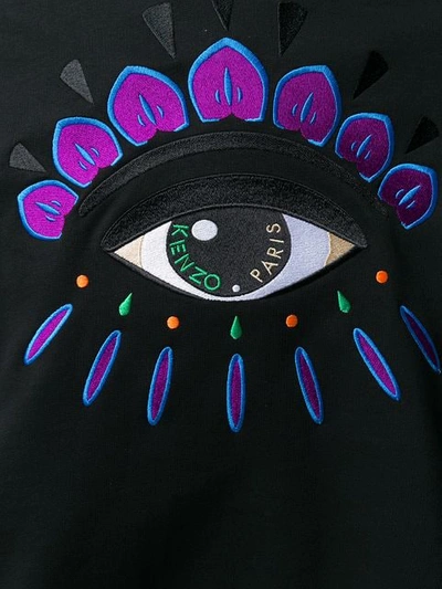 Shop Kenzo Eye Sweatshirt In Black