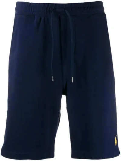 Shop Polo Ralph Lauren Drawstring Track Shorts In Blue