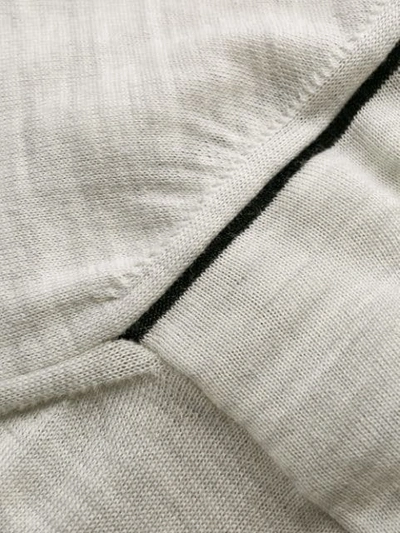 Shop Lanvin Roll Neck Sweater In Grey