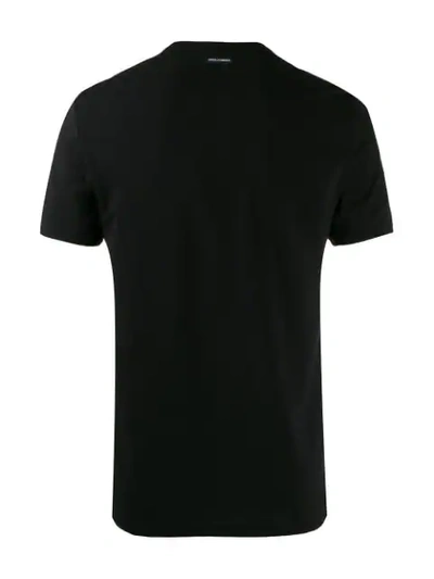 Shop Dolce & Gabbana Logo Buttoned T-shirt In Black