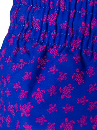 Shop Vilebrequin Turtle-print Swimshorts In Blue