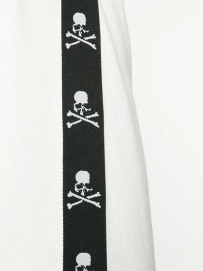 Shop Mastermind Japan Skull Print T-shirt In White