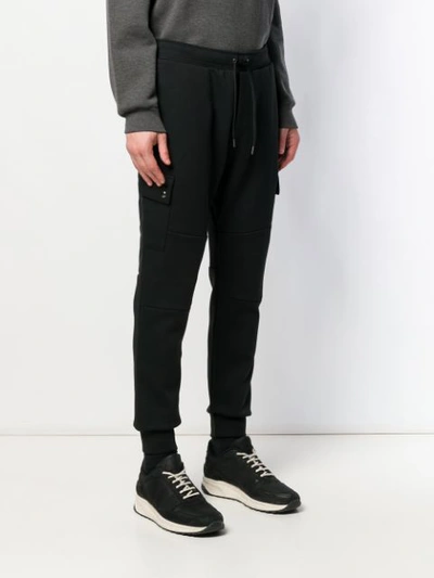 Shop Polo Ralph Lauren Pockets Track Trousers In Black
