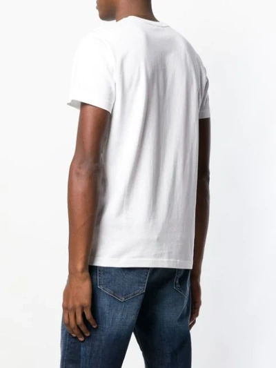 Shop Diesel Circular Logo T-shirt In White