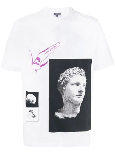 Shop Lanvin Greek T-shirt In White