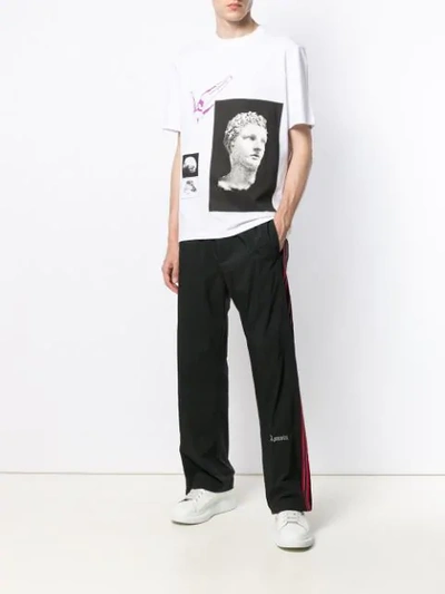 Shop Lanvin Greek T-shirt In White