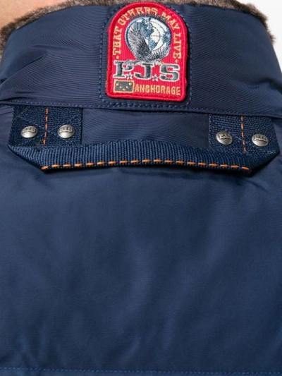 Shop Parajumpers Loose Padded Jacket - Blue