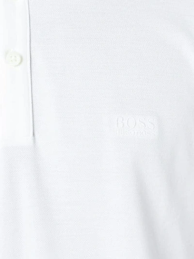 Shop Hugo Boss Classic Polo Shirt In 100 White