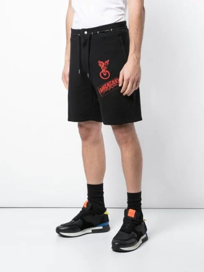 Shop Givenchy Joggingshorts Mit Logo In Black