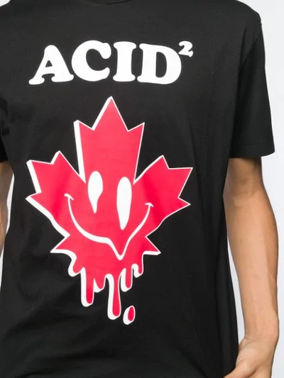 Shop Dsquared2 Acid T-shirt In Black