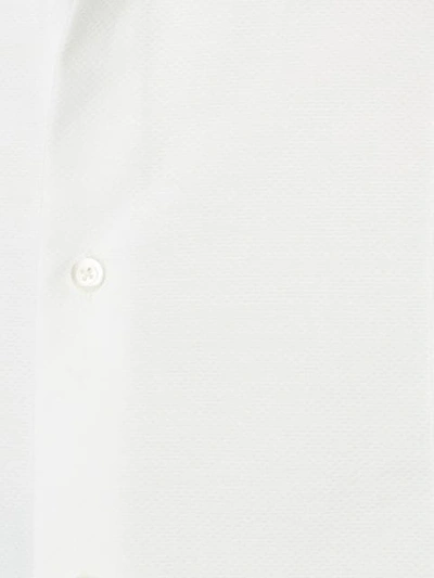 Shop Maison Margiela Bib Shirt In White