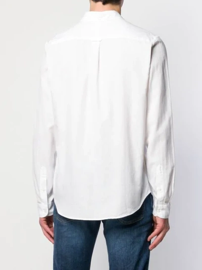 Shop Closed Chest Pocket Shirt In White