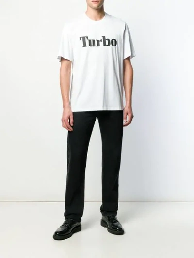 MSGM TURBO T-SHIRT - 白色