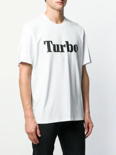 MSGM TURBO T-SHIRT - 白色