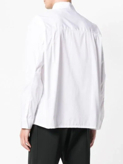 Shop Gosha Rubchinskiy Printed Button Shirt In White