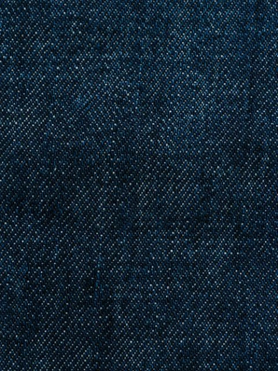 Shop Saint Laurent Faded Detail Jeans In Blue