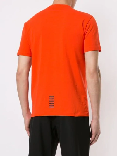 Shop Ea7 Emporio Armani Logo T-shirt - Orange
