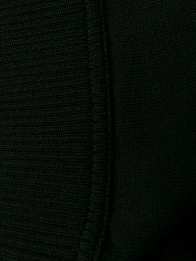 Shop Valentino Vltn Logo Stripe Jumper In Black