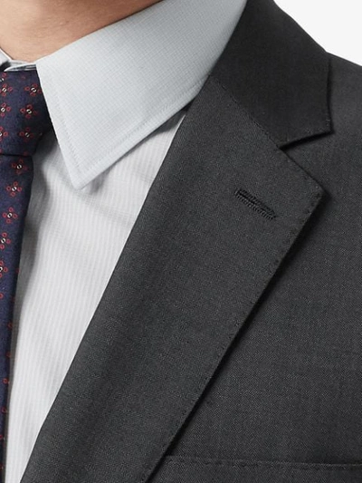 Shop Burberry Classic Tailored Suit In Grey