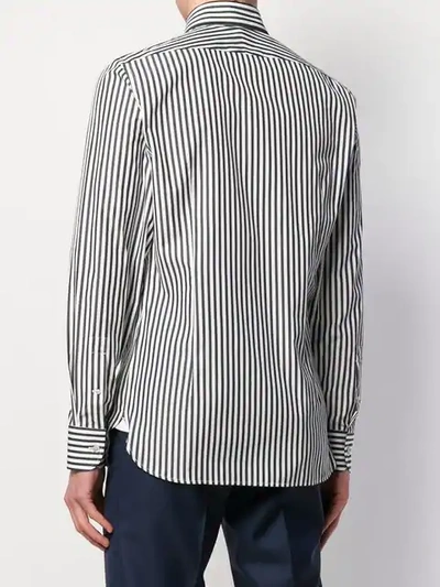 Shop Tom Ford Slim Striped Shirt In White