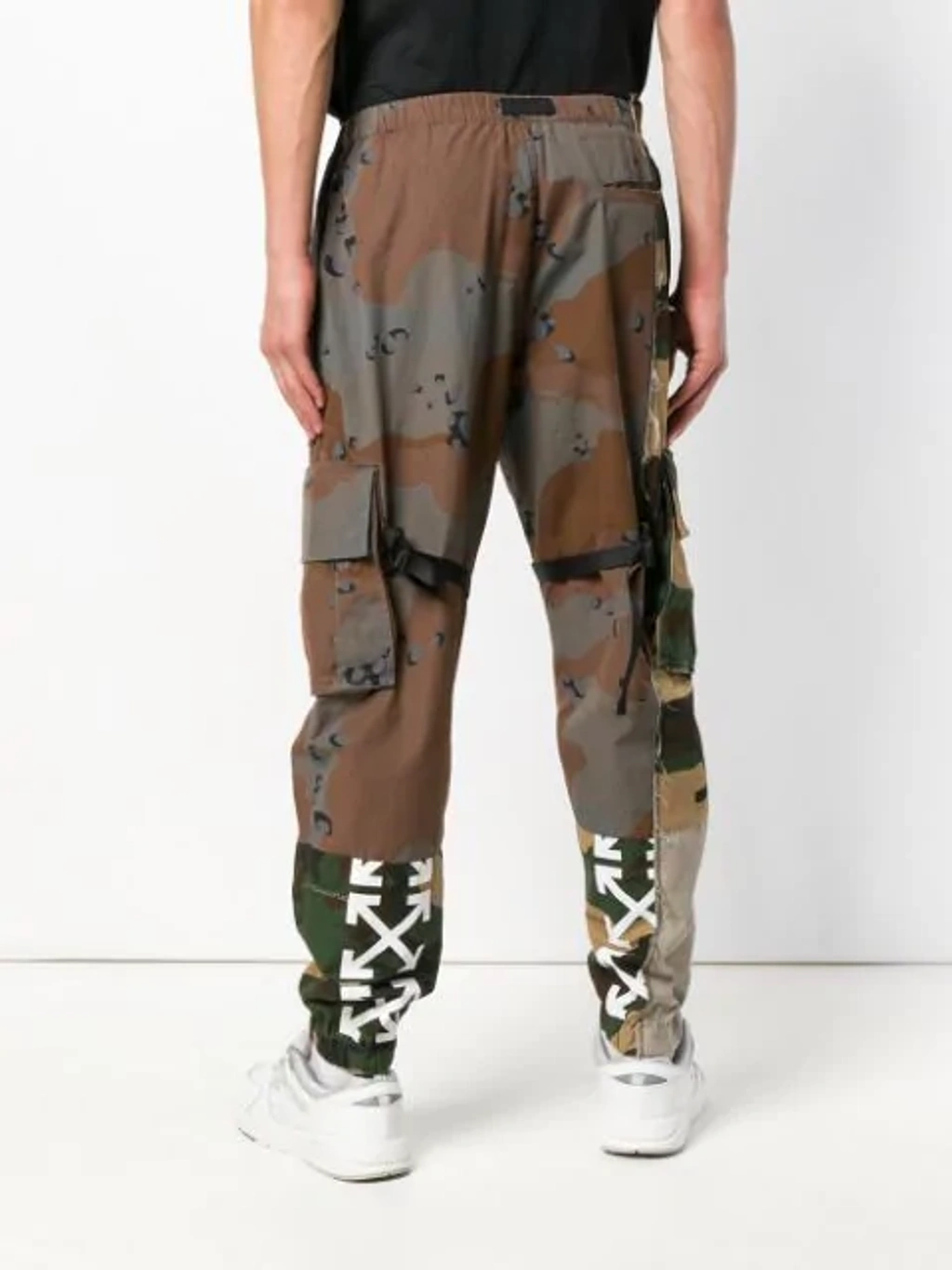 Off white deconstructed camo pants shop