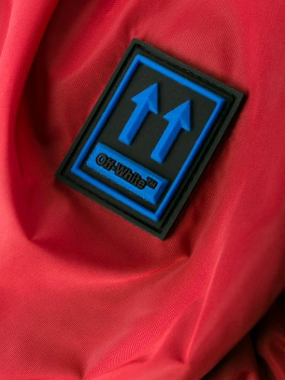 Off-white Arrow Side Track Pants In Red