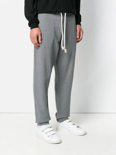 Shop Maison Margiela Patched Track Pants In Grey