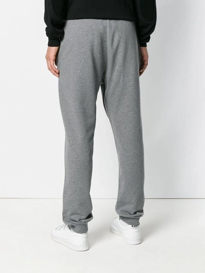 Shop Maison Margiela Patched Track Pants In Grey