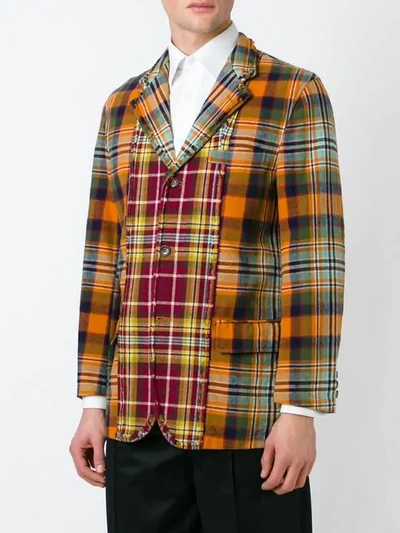 Pre-owned Comme Des Garçons Tartan Blazer In Multicolour