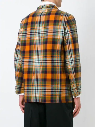 Pre-owned Comme Des Garçons Tartan Blazer In Multicolour