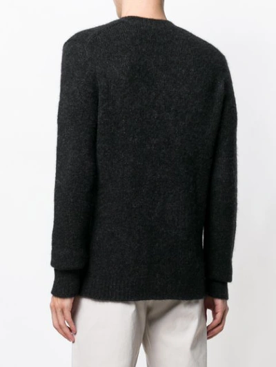 Shop Theory Classic Knit Sweater In Black