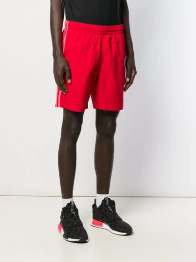 Shop Adidas Originals Bermuda Shorts In Red