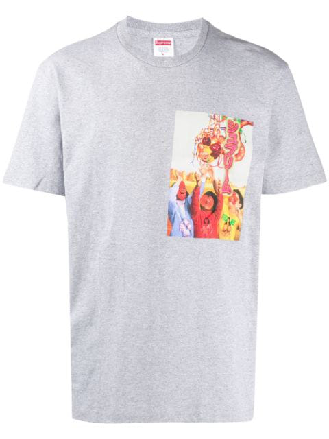 supreme grey tee
