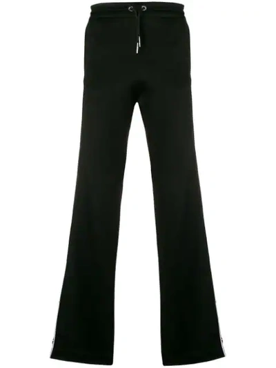 Shop Icosae Side Logo Track Pants In Black