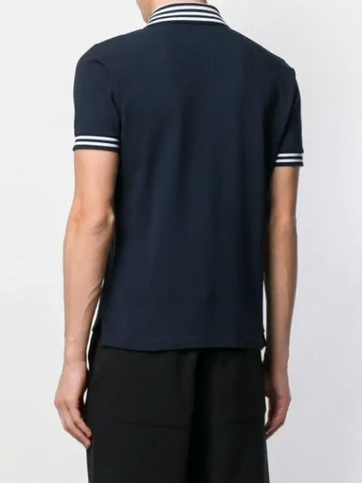 Shop Vivienne Westwood Poloshirt Mit Streifen In Blue