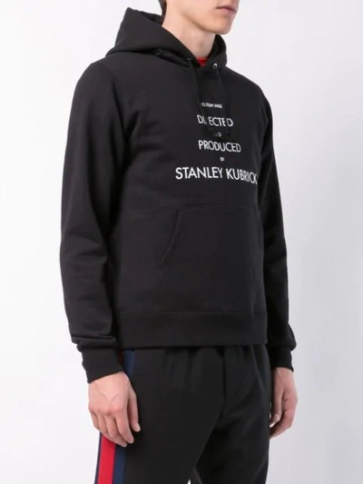 Shop Undercover Stanley Kubrick Print Hoodie In Black