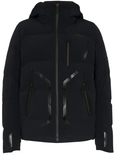 Shop Descente Storm Padded Feather Down Jacket In Black