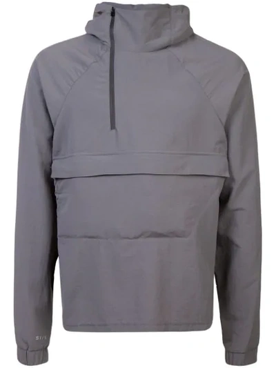 Shop Siki Im Foldable Windbreaker Jacket - Grey