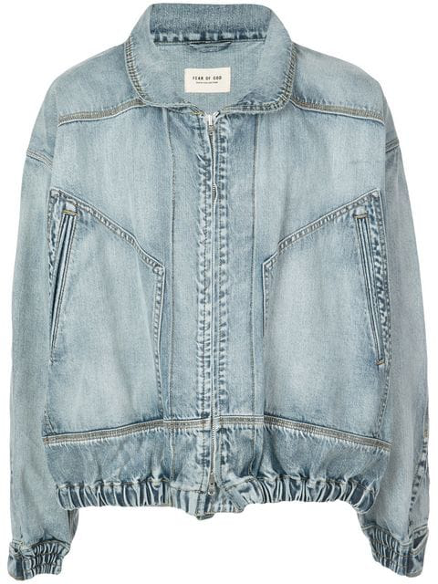 fear of god denim track jacket