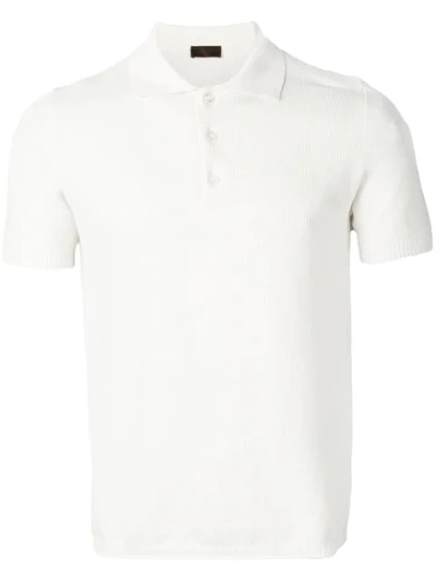 Shop Altea Classic Polo Shirt - White