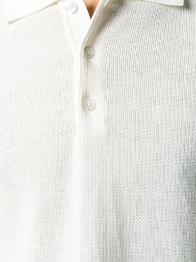 Shop Altea Classic Polo Shirt - White