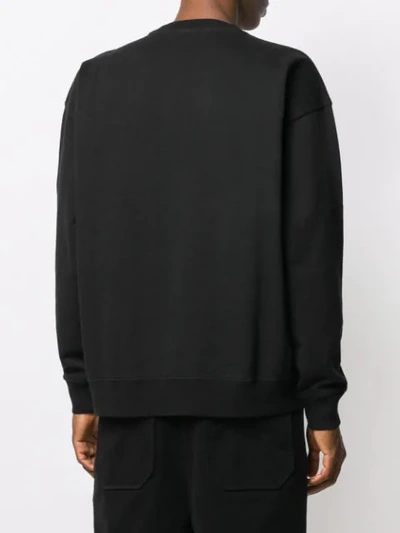 Acne garment clearance dyed sweatshirt black