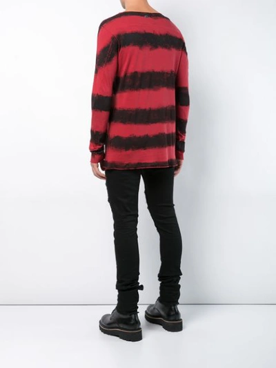 Shop Fagassent Dyed Sweatshirt - Red