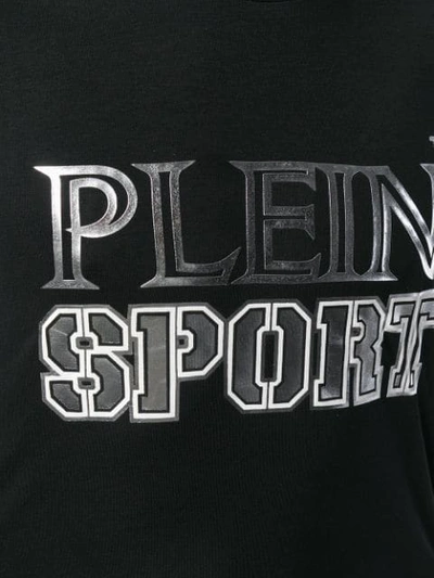 Shop Plein Sport Logo Print Tank Top In Black