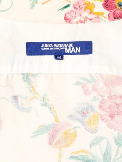 Pre-owned Junya Watanabe Floral Shirt In Neutrals