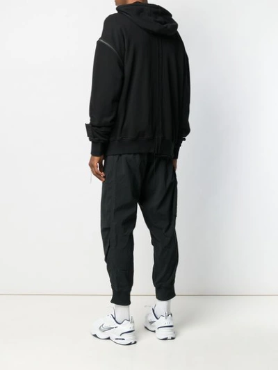 Shop A-cold-wall* Seam Pocket Hoodie In Black