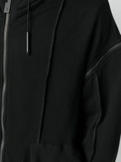 Shop A-cold-wall* Seam Pocket Hoodie In Black
